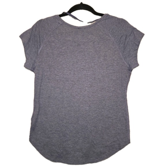 The North Face Women's Performance Burnout T-Shirt Blue Heathered Tee Size Small - Picture 6 of 6
